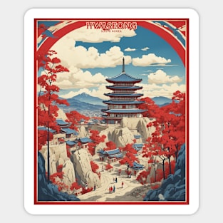 Hwaseong South Korea Travel Tourism Retro Vintage Sticker